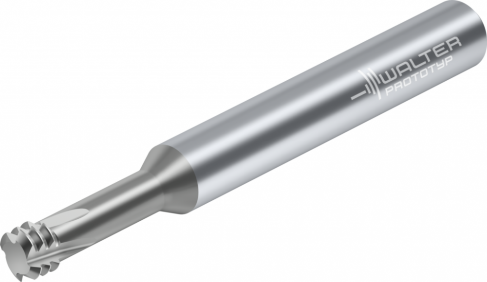 Solid carbide orbital thread mills