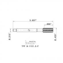 Iscar 4445239 - TPF M-11X1.5-F HETI